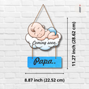 Coming Soon Baby Wooden Wall Hanging