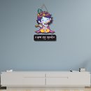 Krushna Sada Sahayate Wooden Wall Hanging