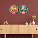Lakshmi Ganesh Prosperity Wall Hanging