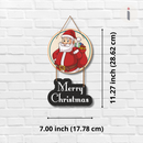 Merry Christmas Santa Wooden Wall Hanging