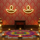 Divine Glow Diya Neon Light