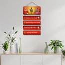 Om Venkateshwar Namo Namah Wooden Wall Hanging