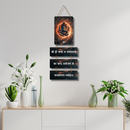 Om Shreem Hreem Kleem Gam Ganapataye Wooden Wall Hanging