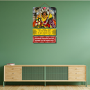 Ekvira Mata Mantra Wooden Wall Hanging