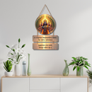 Om Tatpurushaya Vidmahe Wooden Wall Hanging