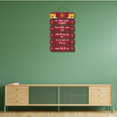 Ek Onkar Satnam Kartapurkha Wooden Wall Hanging