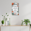 Thankful, Believe, Faith, Grateful, Love, and Blessed Wooden Wall Hanging
