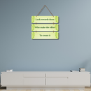 Make Your Own Luck Wall Hanging