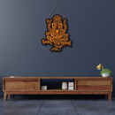 Ganesha Name Wooden Wall Hanging