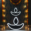 Divine Glow Diya Neon Light