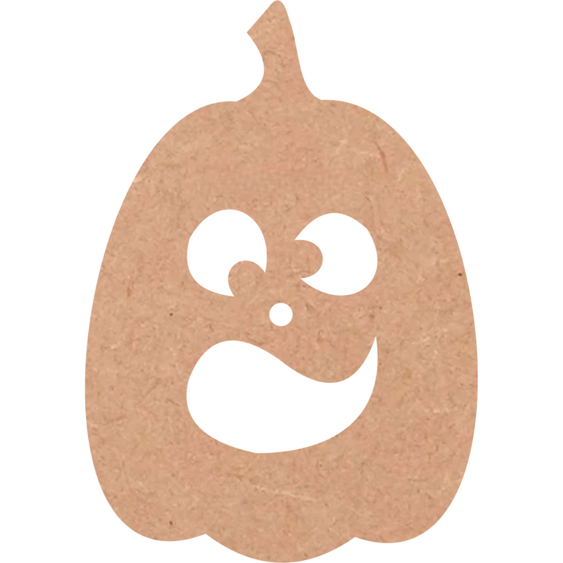 Halloween Pumpkin Face MDF Cutout