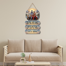 Lord Shiva & Maa Parvati Blessings Wall Hanging