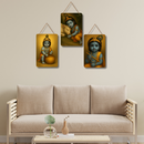 Krishna Wooden Wall Hanging