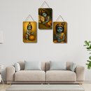 Krishna Wooden Wall Hanging