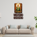 Kalubai Devi Mantra Wooden Wall Hanging