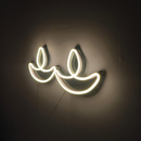 Divine Glow Diya Neon Light