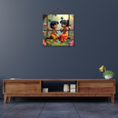 Divine Childhood – Krishna and Radha on Swing