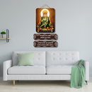 Kalubai Devi Mantra Wooden Wall Hanging