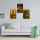 Krishna Wooden Wall Hanging