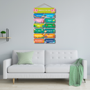 Colorful Months of the Year Educational Wall Hanging