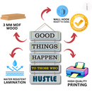 Hustle & Win Wall Hanging