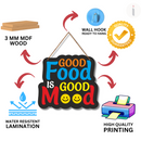 Good Food, Happy Vibes Wall Hanging