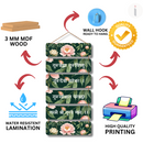 Guru Mantra Floral Wall Hanging