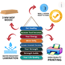 Health Habit Wall Hanging