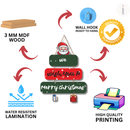 Santa Christmas Wish Wall Hanging