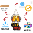 Chill Mar Wooden Wall Hanging