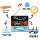 Live Love Laugh Wall Hanging