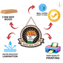 Happy Republic Day Wooden Wall Hanging