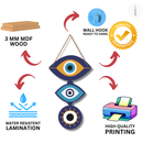Blue Eye Evil Eye Wall Hanging