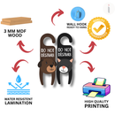 Do Not Distueb Kids Door Wooden Hanging Set