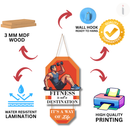 Fitness Is Not A Destination It's A Way Of Life Wooden Wal Hanging