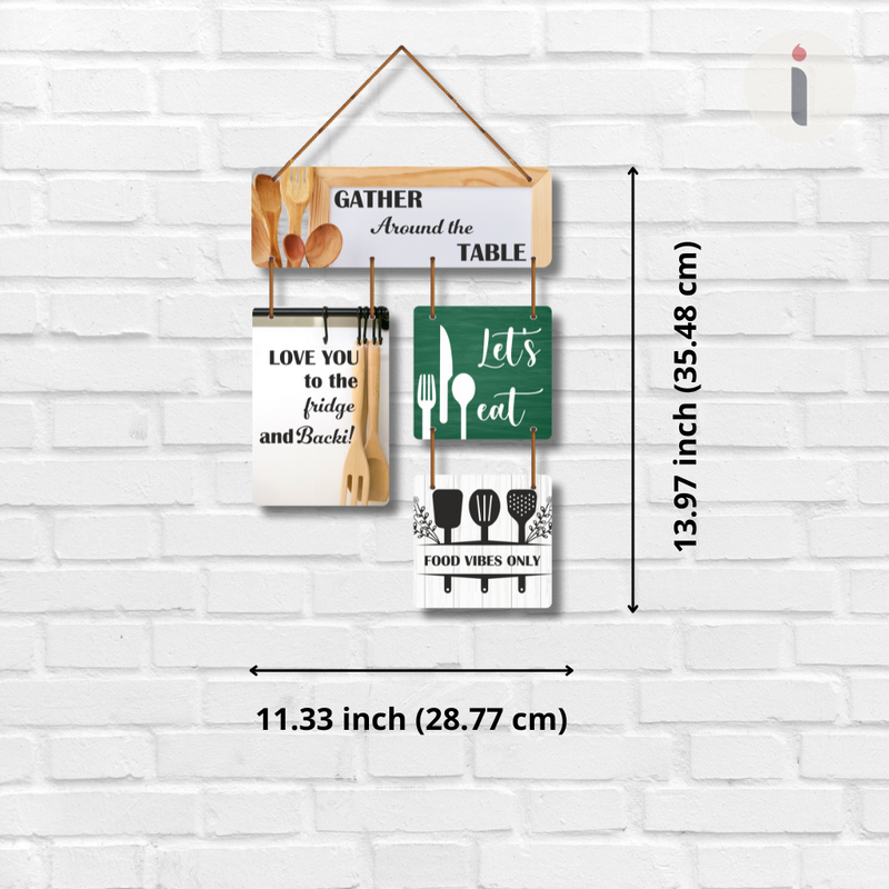 Gather & Feast Kitchen Wall Hanging