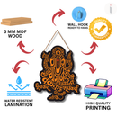 Ganesha Name Wooden Wall Hanging
