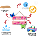 Dream Big Little One Wooden Wall Hanging