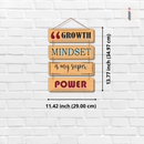 Power of a Growth Mindset Wall Hanging