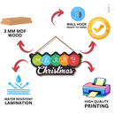 Merry Christmas Wooden Hanging