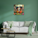 Divine Childhood – Krishna and Radha on Swing