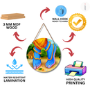 Krishna Feet Wall Hanging