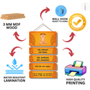 Namo Arihantana Wooden Wall Hanging