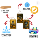 Krishna Wooden Wall Hanging