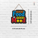 Good Food, Happy Vibes Wall Hanging