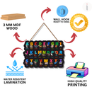 A To Z Animal Wooden Wall Hanging