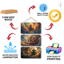 Ganesha Wooden Wal Hanging