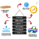 Dream. Work. Achieve Wall Hanging