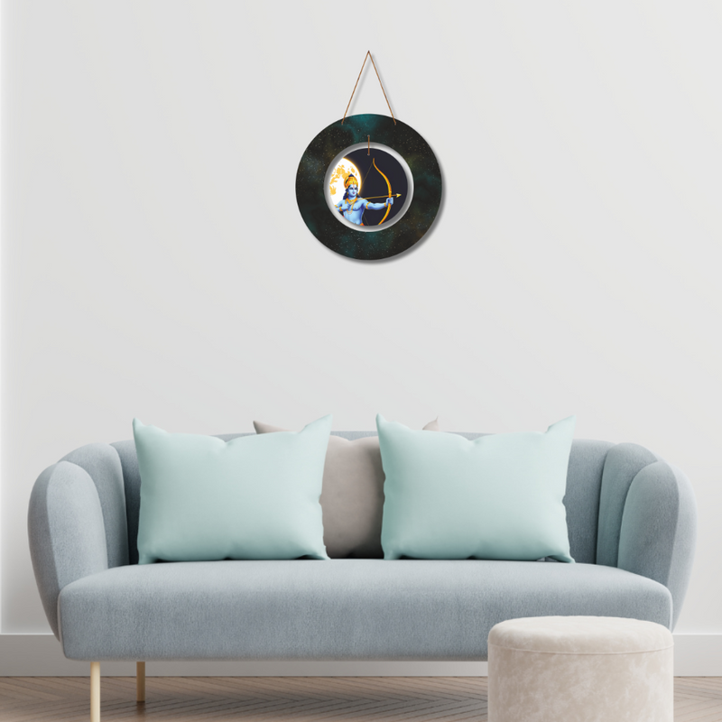Shri Ram Cosmic Warrior Wall Hanging - ICraft asia