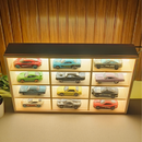 🔥Exclusive Drop Wooden LED  Hot Wheels Organizer Don't Miss Out